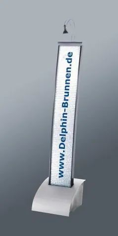 Bild: Delphin-Brunnen.de spendet Wasserwand für Benefiz-Gala