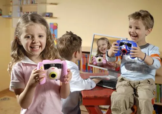 Bild: Die Fisher-Price Digitalkamera für Kinder ab 3 Jahren