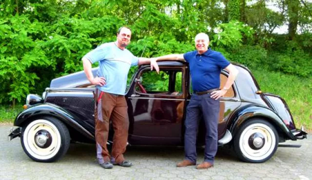 Bild: Autohaus Geuthe restaurierte einen Citroën 11 CV Baujahr 1952 / Prachtvolle Bankräuber-Limousine