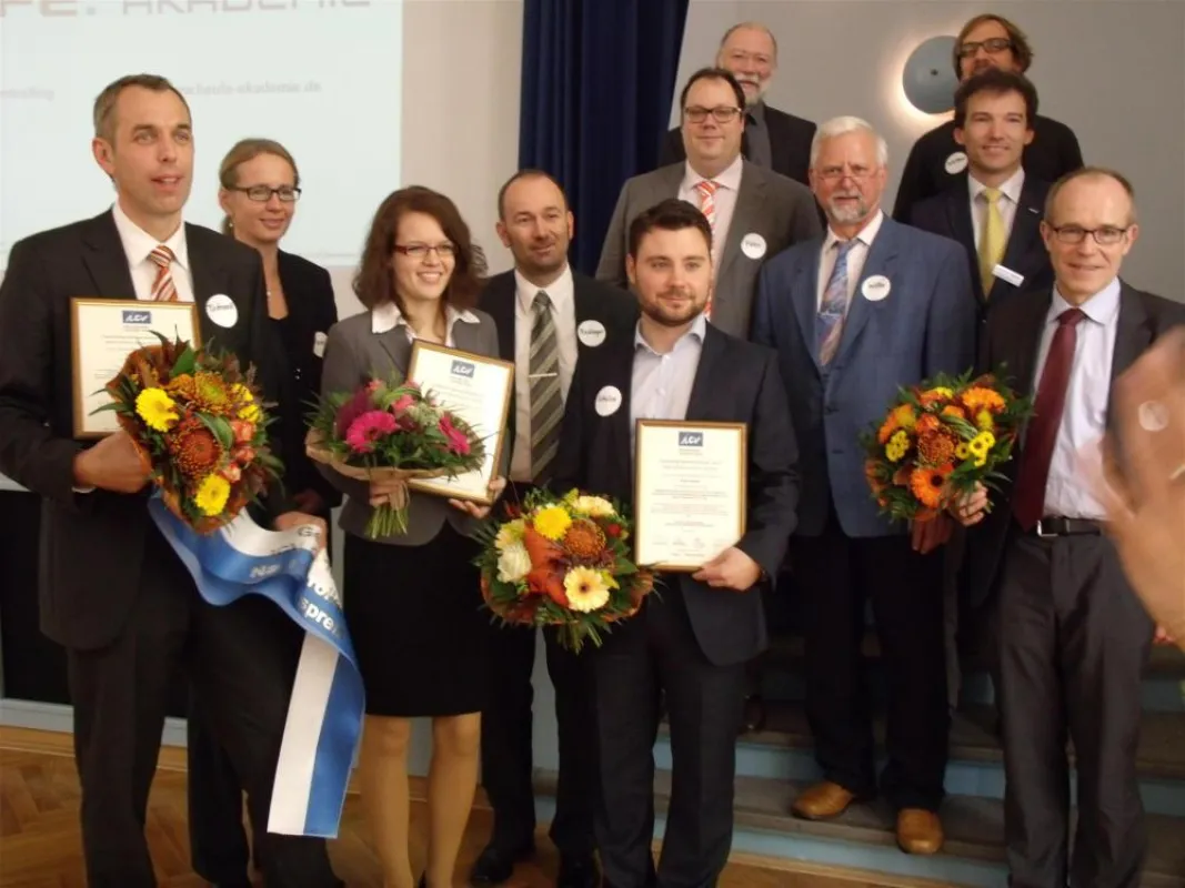 Controlling-NachwuchsPreis-Träger, betreuende Professoren, Jury-Mitglieder und Sponsor