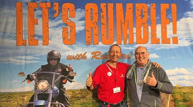 Bild: Premium Motorradreisen auf der INTERMOT 2018 in Koeln: Das Reuthers Team überrascht mit tollen Highlights