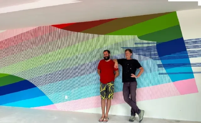 Bild: Street Art von Angelo Milano und MOMO im Paradies zum Weltkunsttag