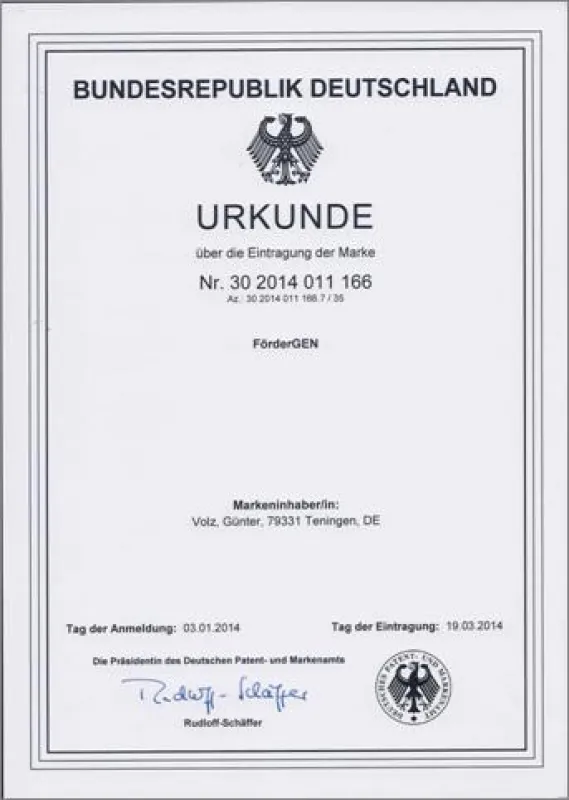 FörderGEN® von Günter Volz