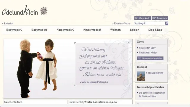 edelundklein - Neue Online-Boutique für exklusive Kindersortimente eröffnet Bild: edelundklein - Neue Online-Boutique für exklusive Kindersortimente eröffnet