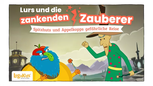 Bild: “Lurs und die Zankenden Zauberer“ Ein besonderes Online-Leseabenteuer der LegaKids Stiftung