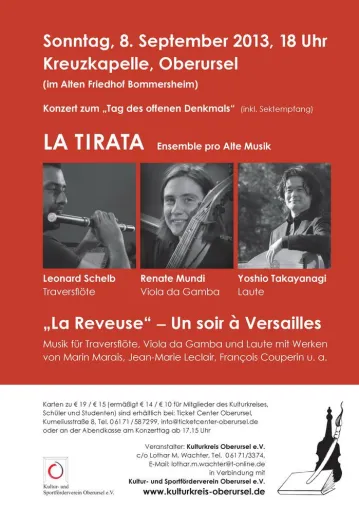 Bild: LA Tirata - Konzert zum Tag des offenen Denkmals am 8. September 2013