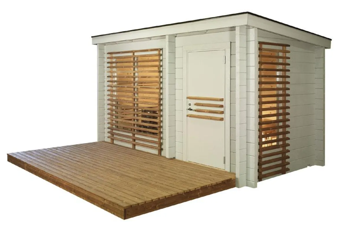 Fertighaus-Sauna von Helo