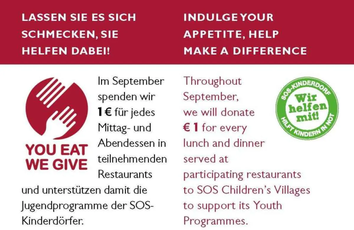 You Eat - We Give
