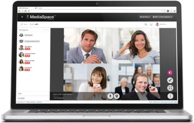 Bild: eyeson, innovatives Video Conferencing ist ab sofort als Plugin für Kalturakunden verfügbar!