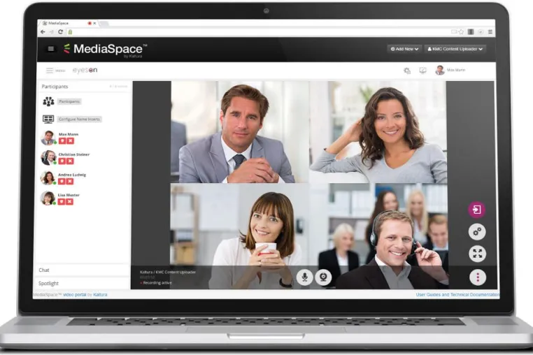 eyeson, innovatives Video Conferencing ist ab sofort als Plugin für Kalturakunden verfügbar! Bild: eyeson, innovatives Video Conferencing ist ab sofort als Plugin für Kalturakunden verfügbar!