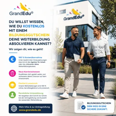 Bild: Kostenlos weiterbilden mit Bildungsgutschein: GrandEdu zeigt Wege in eine beruflich sichere Zukunft