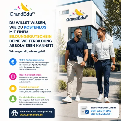 Bild: Kostenlos weiterbilden mit Bildungsgutschein: GrandEdu zeigt Wege in eine beruflich sichere Zukunft