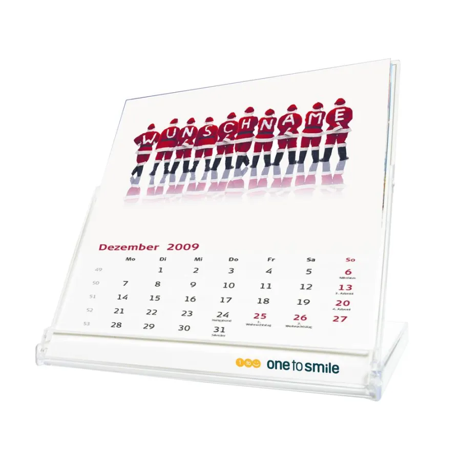 Kalender mit Wunschnamen