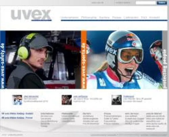 uvex setzt bei Websites auf KELLER & KOLLEGEN Bild: uvex setzt bei Websites auf KELLER & KOLLEGEN