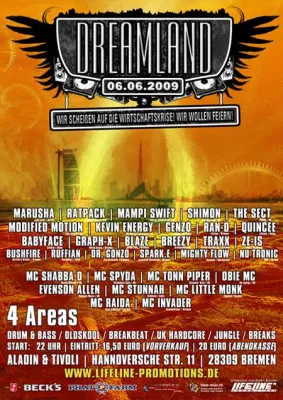 Bild: DREAMLAND am 06.06.2009 im Aladin & Tivoli Bremen