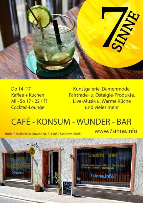 7Sinne - Café Konsum Wunder Bar in 15859 Storkow/Mark