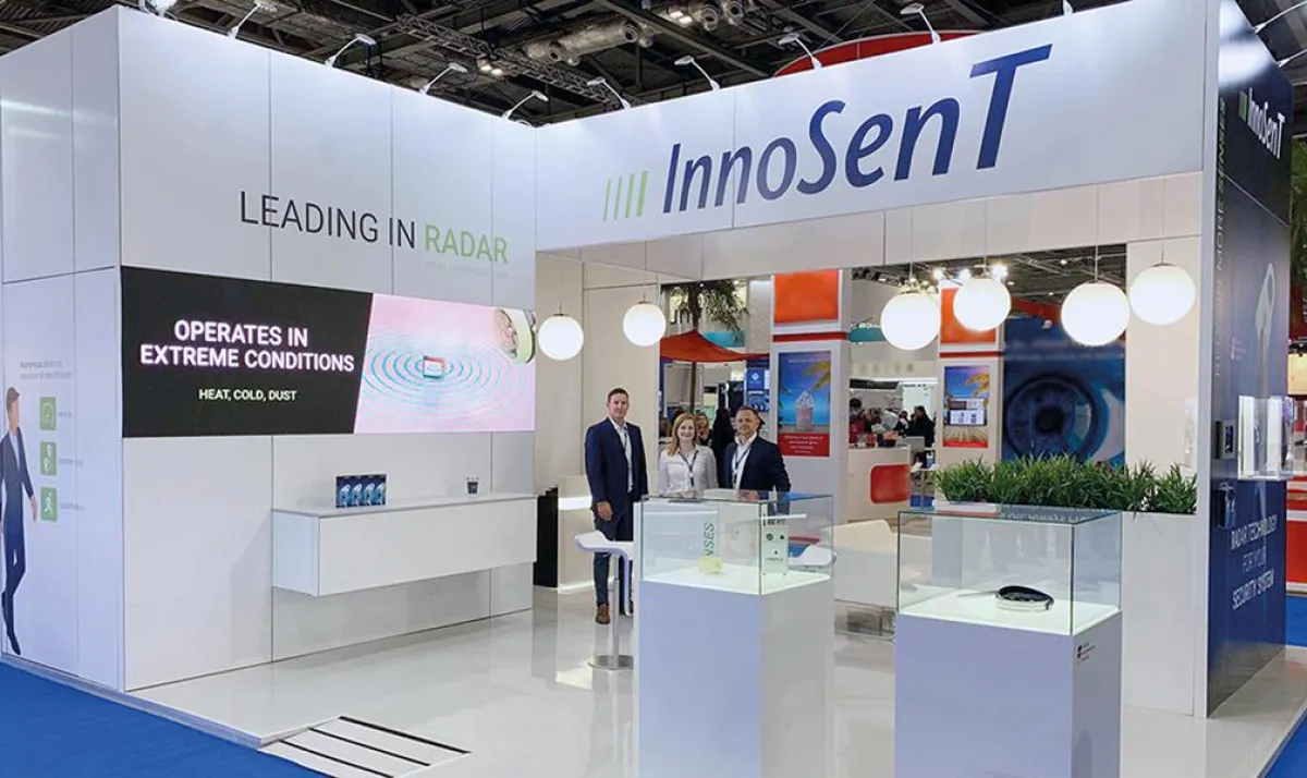 Das Messeteam von InnoSenT auf der diesjährigen IFSEC International in London. ©InnoSenT GmbH