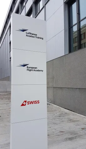 Bild: Ausgeklügeltes Parksystem im Einsatz bei Lufthansa Aviation Training