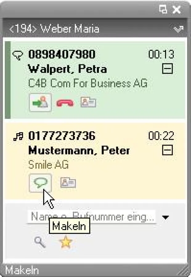 Beilage für Siemens HiPath Systeme ohne Aufpreis: die neue CTI-Software XPhone Entry von C4B.