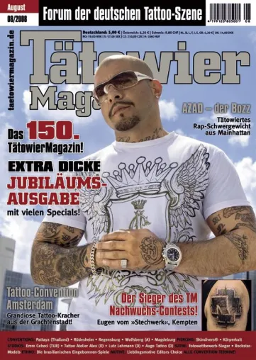 Das TätowierMagazin feiert seine 150. Ausgabe Bild: Das TätowierMagazin feiert seine 150. Ausgabe