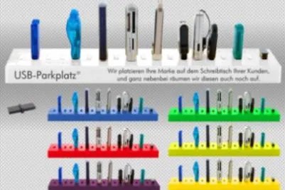 Bild: Pressemitteilung: HD EDV stellt innovatives Werbemittel “USB-Parkplatz ®“ vor.