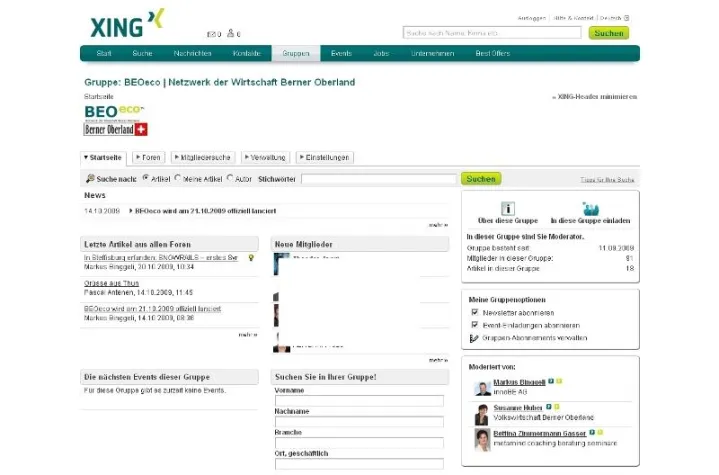 Bild: BEOeco vernetzt die Unternehmen im Berner Oberland