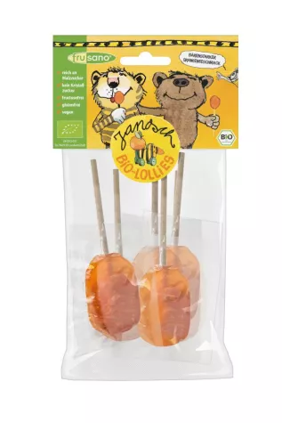 NEU! Bio Janosch Orangen Lollies von Frusano Bild: NEU! Bio Janosch Orangen Lollies von Frusano