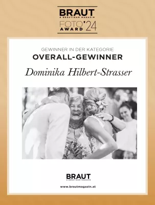Bild: Braut Foto Award 2024: Overall-Gewinnerin ist Dominika Hilbert-Strasser