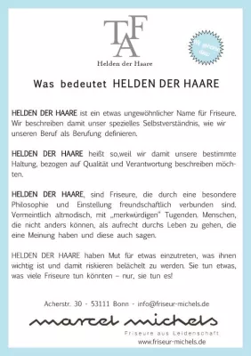 Bild: Friseur Marcel Michels aus Bonn gehört zu den "Helden der Haare"