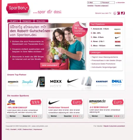 Bild: Deutschlands größter Rabattclub „Sparbon“ startet