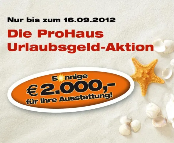 Bild: Urlaubsgeld zu jedem ProHaus