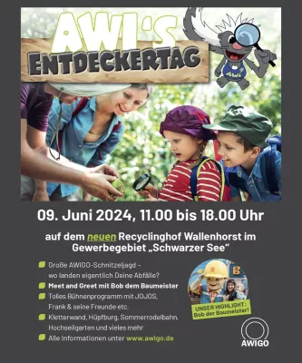 Bild: Die AWIGO lädt zur Baustellenbesichtigung ein