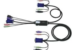 Bild: Hybrid KVM-Switches kombinieren USB-Maus und PS/2-Tastatur
