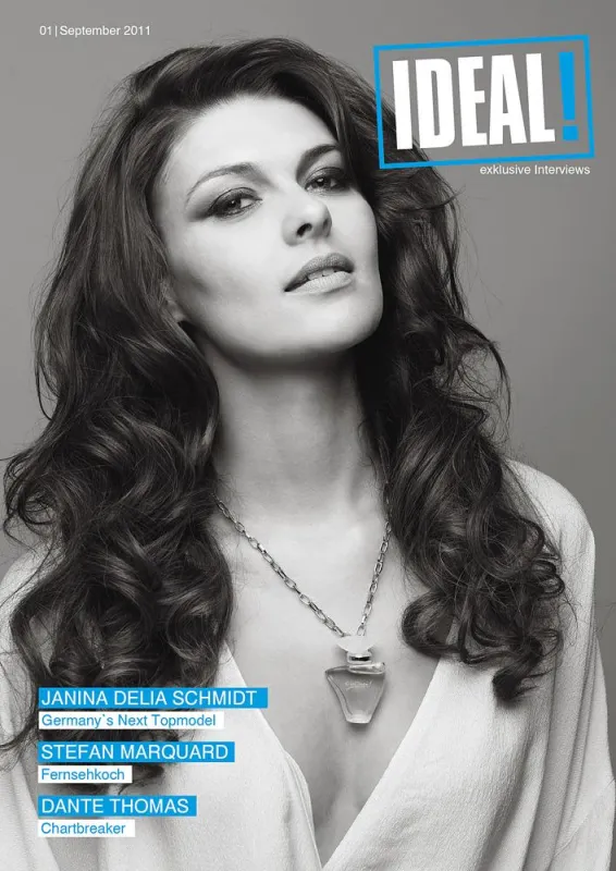 Cover Topmodel Janina Delia Schmidt IDEAL! Interview Magazin 01/11