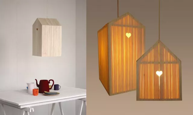 Bild: Ein Haus voll Licht. Hängeleuchte SHINING BARN von Ilona Huvennaars