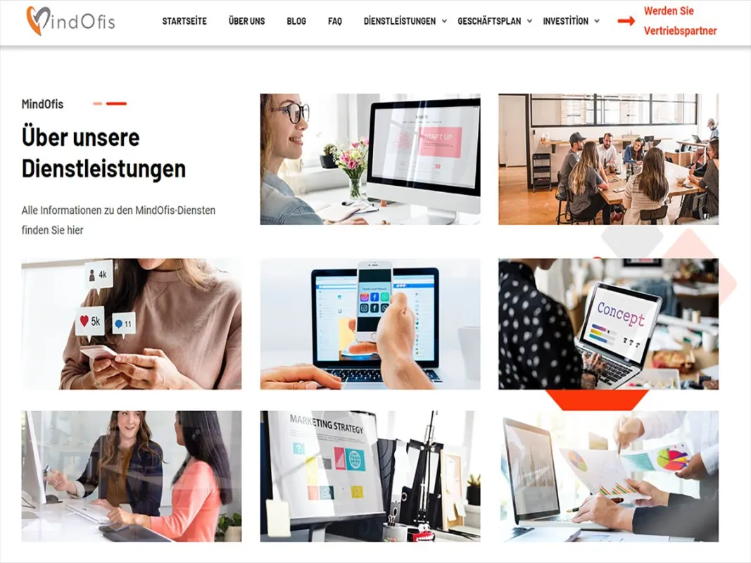 Webseite der Mindofis.com (© Mindofis.com)