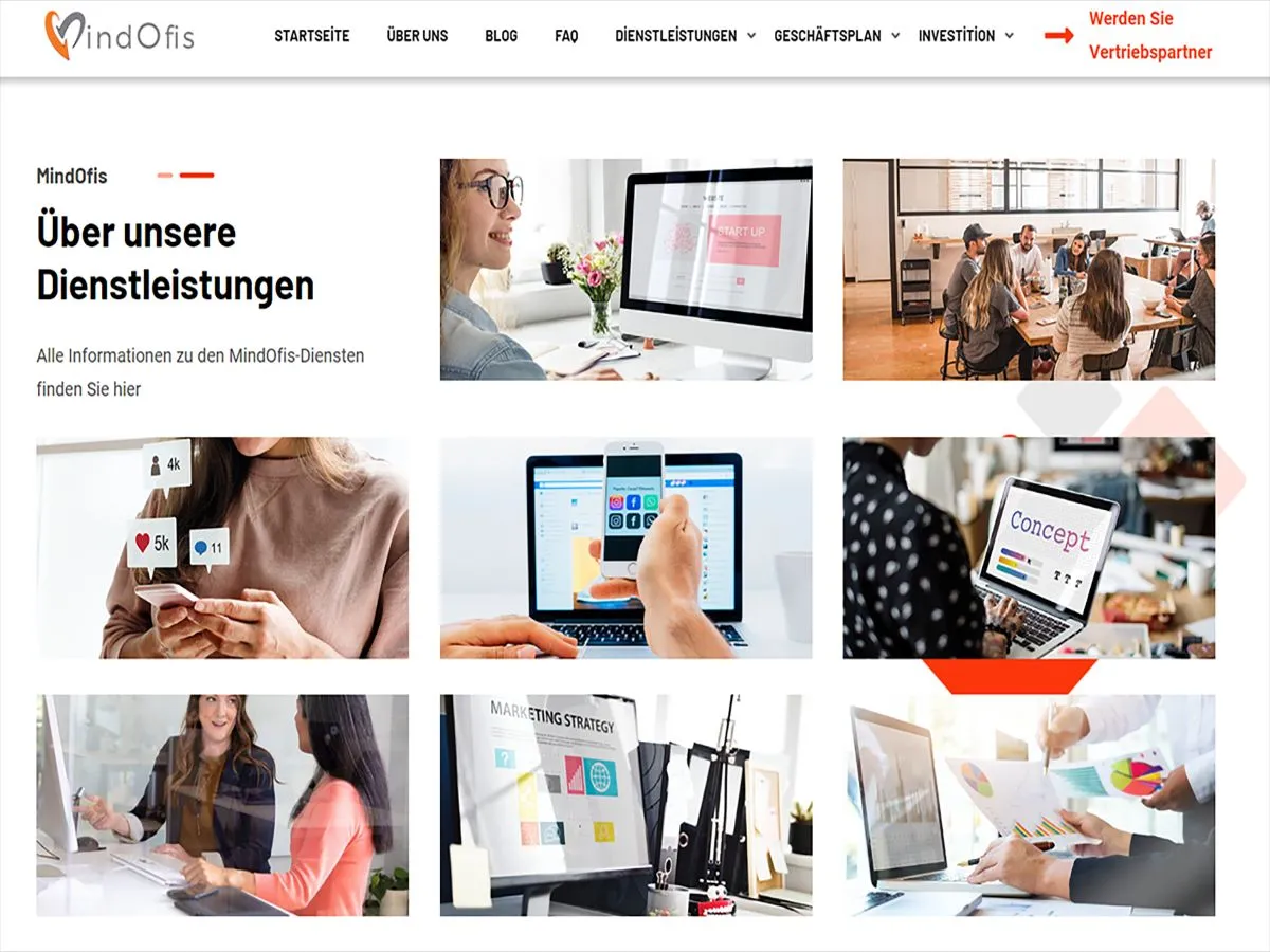 Webseite der Mindofis.com (© Mindofis.com)