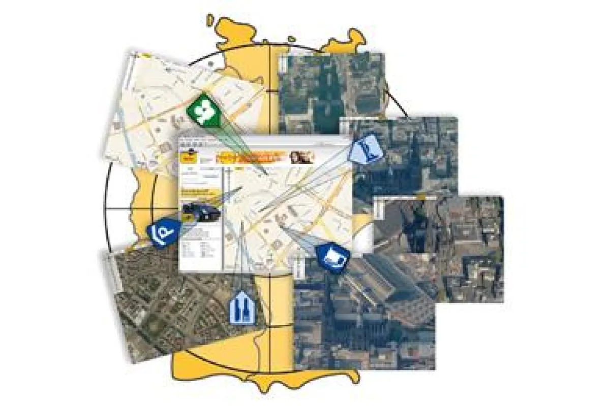 Der neue Stadtplan von meinestadt.de ermöglicht ganz neue Ansichten.