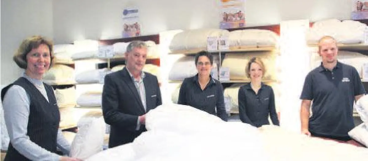 Das Team von Betten Kirchhoff in der Filiale im Fledder