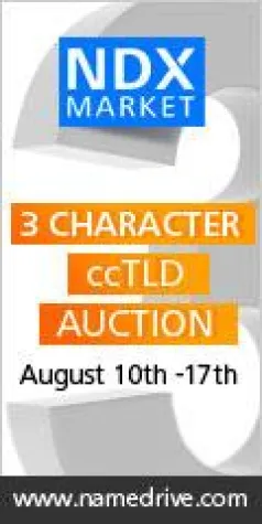 Bild: NameDrive's nächste Sonderauktion: 300 dreistellige ccTLD Domains 10 -17 August 2010