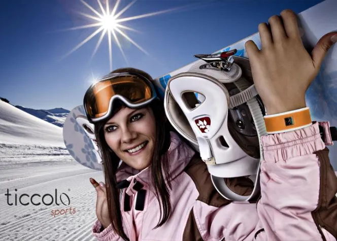 Bild: ticcolo - mit gaaanz viel Farbe auf die Piste ...