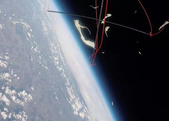 Bild: Bilder vom Rande des Weltalls - Aufnahmen aus 34803m Höhe