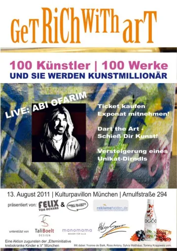 Bild: " GeT RiCh WiTh arT " Benefizveranstaltung in München zugunsten der "Elterninitiative Krebskranke Kinder e.V."