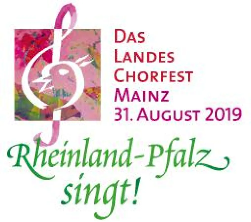 Das Logo des Landes-Chorfestes Rheinland-Pfalz 2019