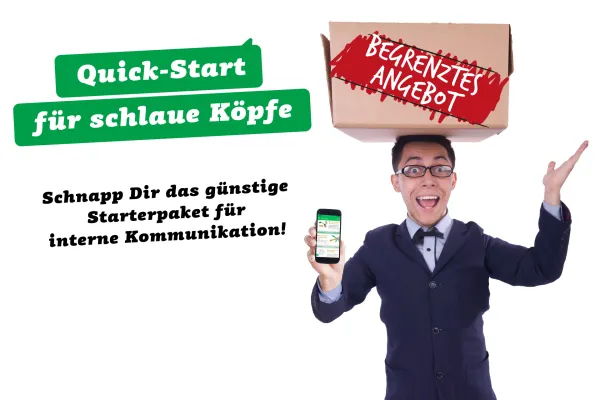 Bild: Quiply schnürt günstiges Einstiegspaket zur internen Unternehmenskommunikation