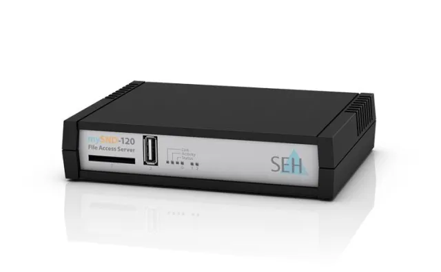 SEH ermöglicht sichere Nutzung von Speichermedien via Ethernet und Browser Bild: SEH ermöglicht sichere Nutzung von Speichermedien via Ethernet und Browser