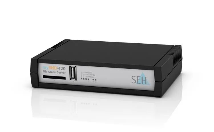 SEH ermöglicht sichere Nutzung von Speichermedien via Ethernet und Browser Bild: SEH ermöglicht sichere Nutzung von Speichermedien via Ethernet und Browser