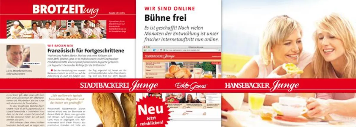 BROTZEITung der Stadtbäckerei Junge von WEISS&KOHNEN