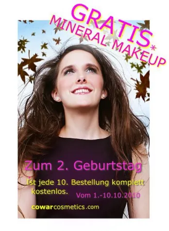 Bild: Gratis Mineral Make-up bestellen