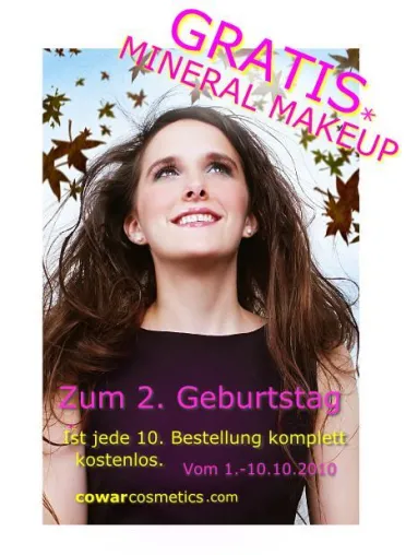 Bild: Gratis Mineral Make-up bestellen